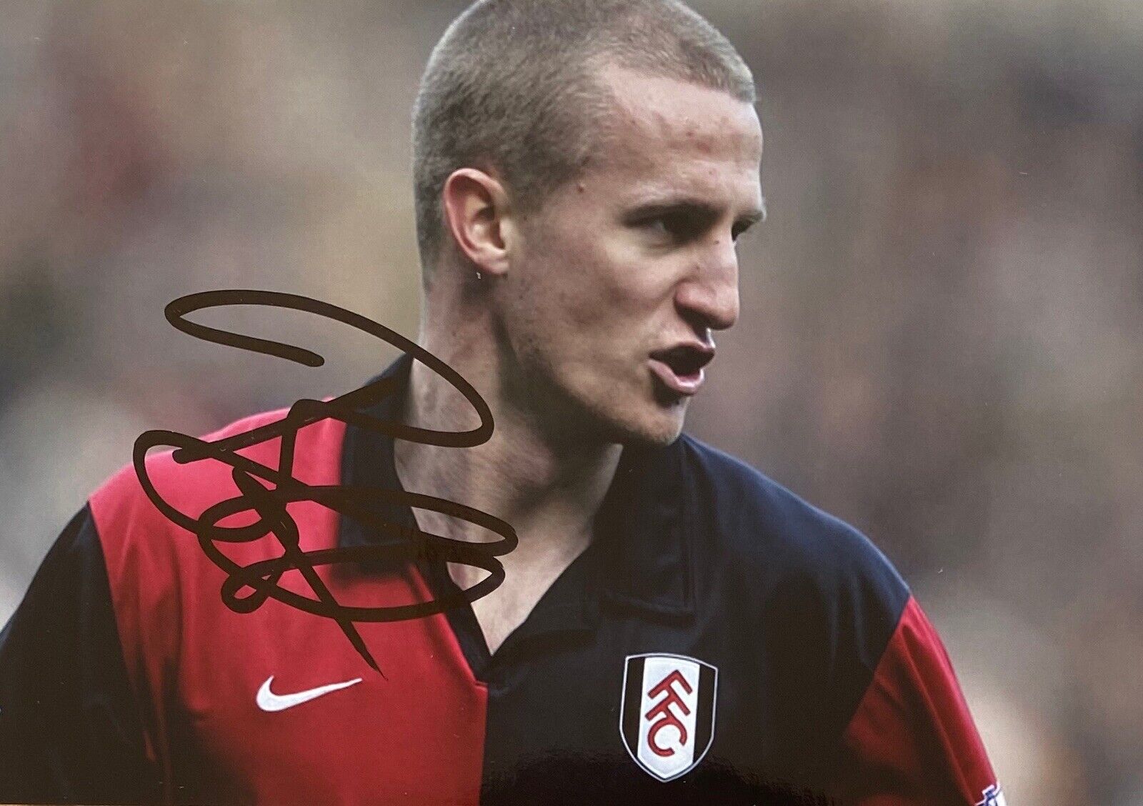 Brede Hangeland Hand Signed 6X4 Photo Poster painting - Fulham