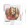 (40*40cm)Horse - Full Round Drill Diamond Painting
