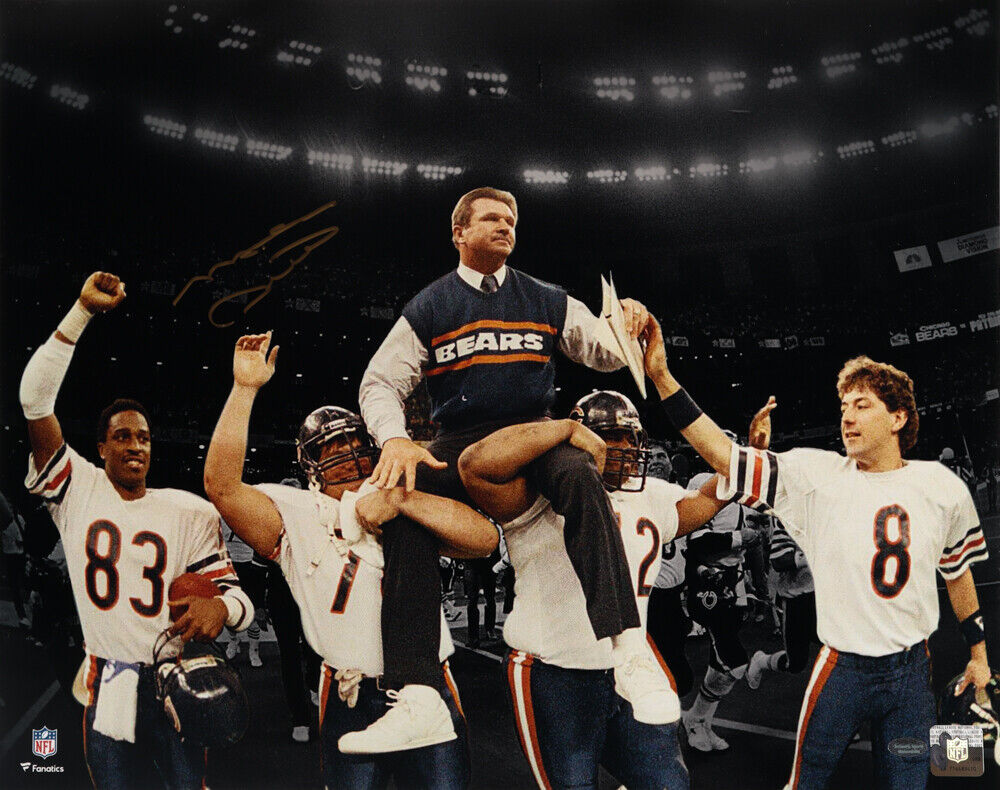 BIG Signed 16x20 Poster Photo Poster painting ~Iron Mike Ditka~ SBXX Chicago Bears Football COA