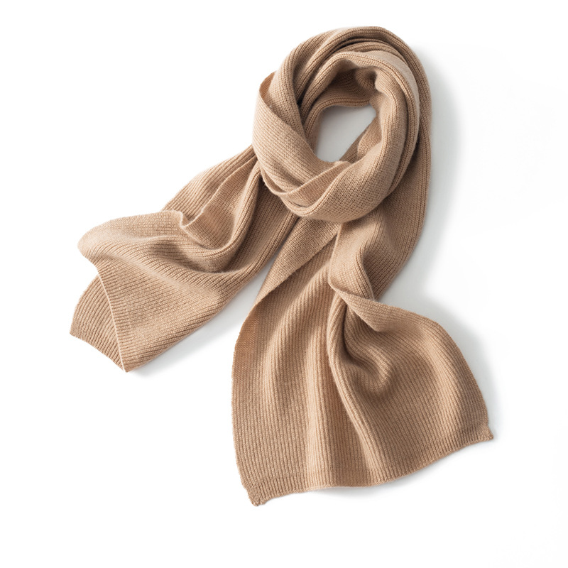 100% Cashmere Plain Scarf Classic REAL SILK LIFE