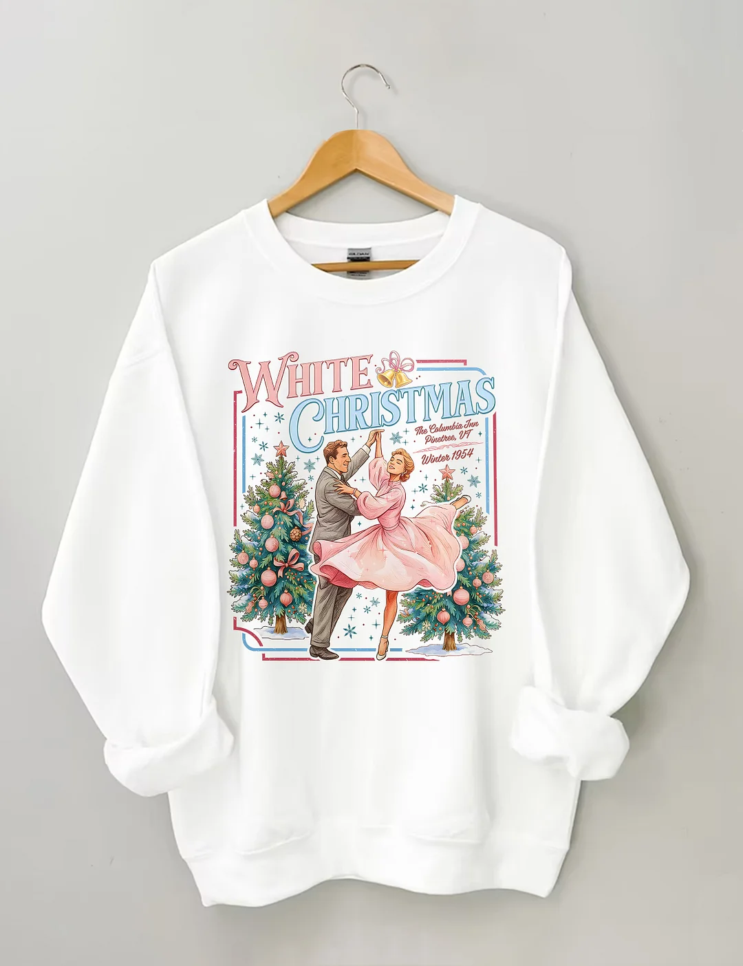 Haynes Sisters White Christmas Sweatshirt