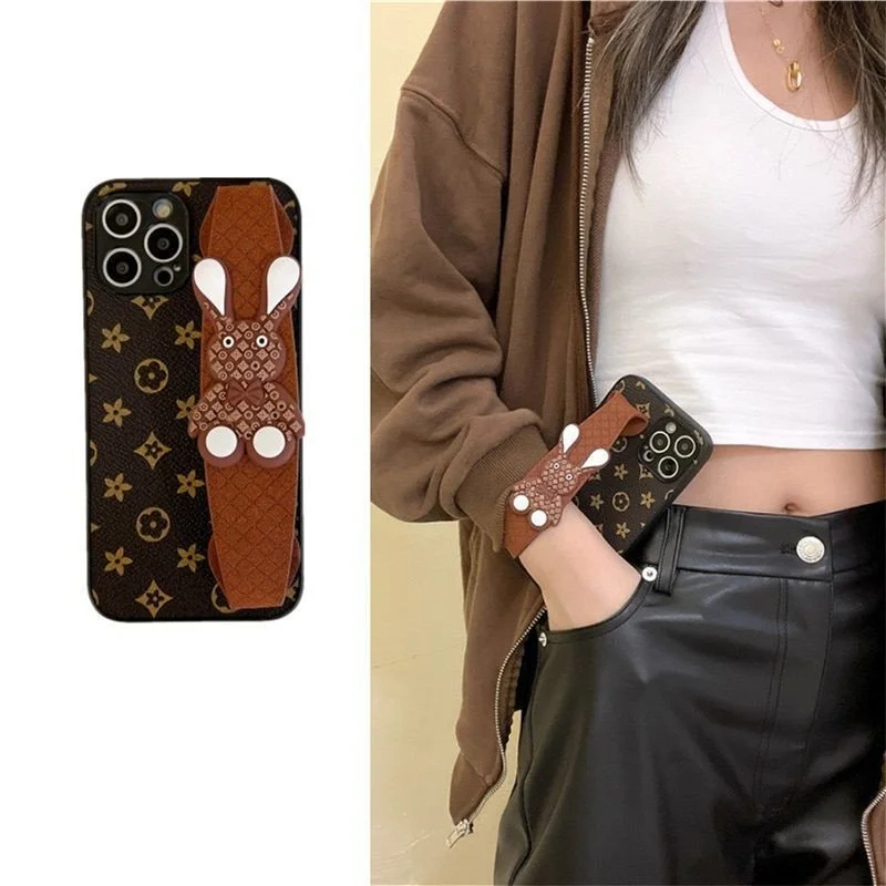 Printed Rabbit Wristband Case