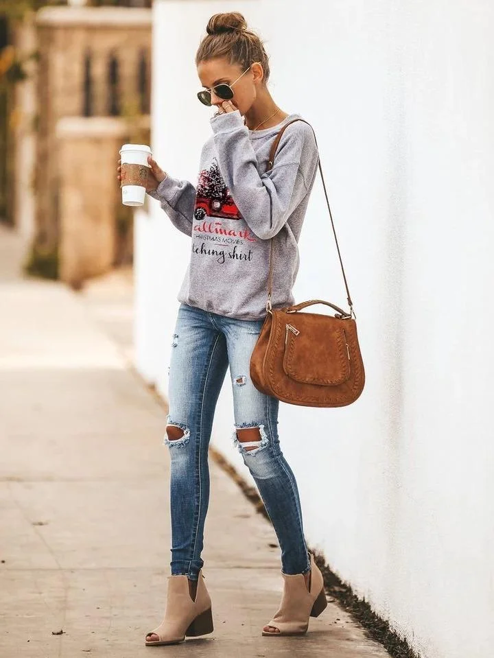 Hallmark Christmas Movies Watching Sweatshirt