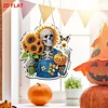 DIY Skull Acrylic Diamond Painting Hanging Ornaments
