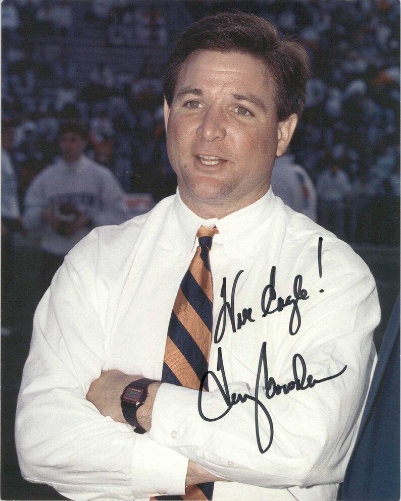 Terry Bowden Signed Autographed 8x10 Photo Poster painting (Auburn Tigers) - COA Matching Holograms