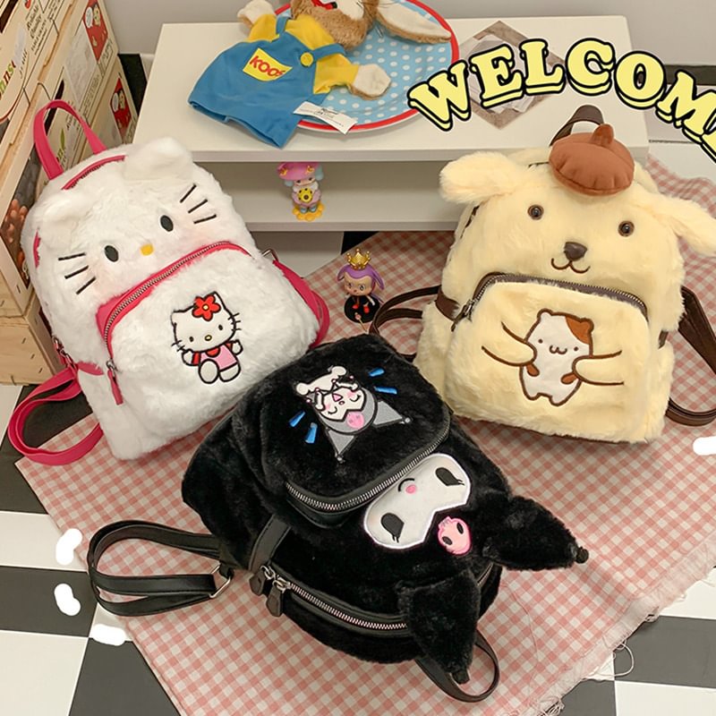 JK SANRIO PLUSH BACKPACK