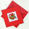 (Multi-Style) Christmas-DIY Cross Stitch Greeting Card Kit