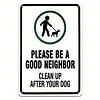 Clean Up After Your Dog - Vintage Metal Signs(12*16Inch) - Warning