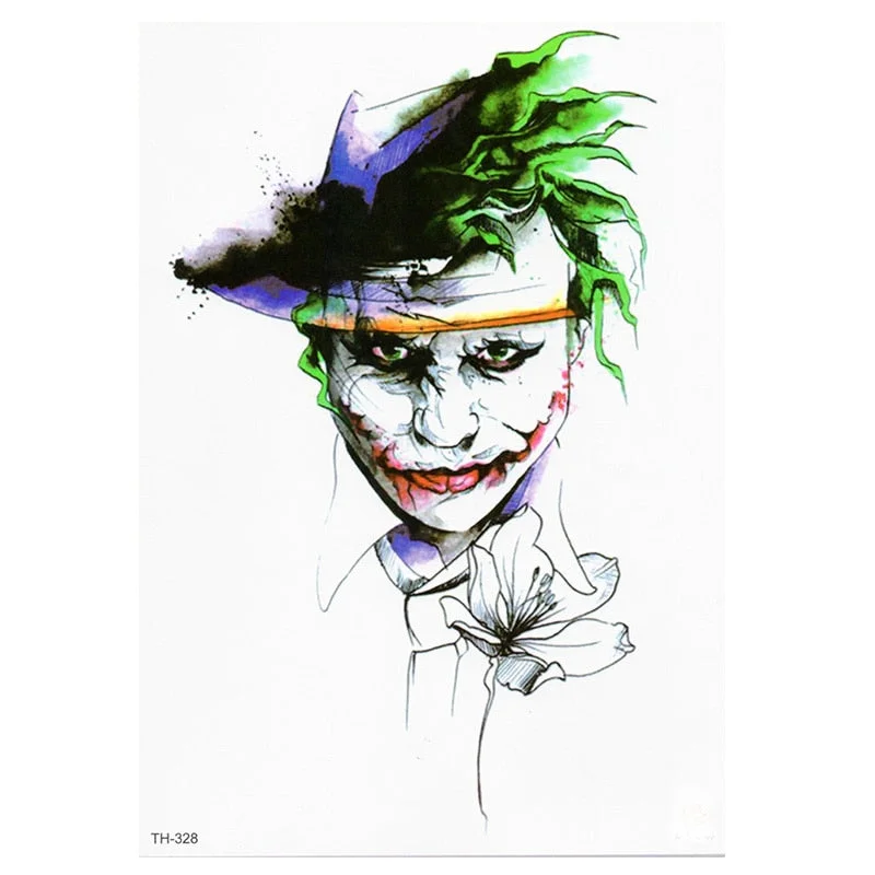 Waterproof Temporary Tattoo Sticker Butterfly Flower Wing Fake Tatto Flash Tatoo Tatouage Temporaire Back Chest For Women Girl