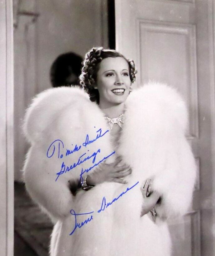 IRENE DUNNE Signed Photo Poster paintinggraph - American Film Actress & Singer - Preprint