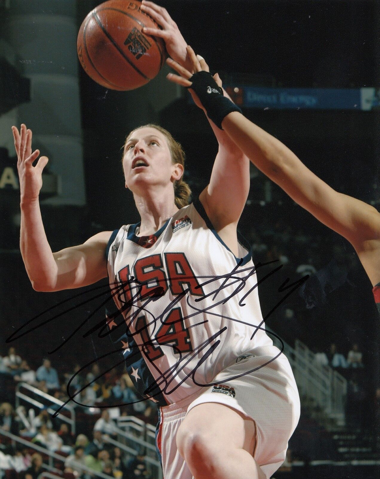 KATIE SMITH signed (TEAM USA) HOF WNBA Basketball 8X10 Photo Poster painting *PROOF* W/COA