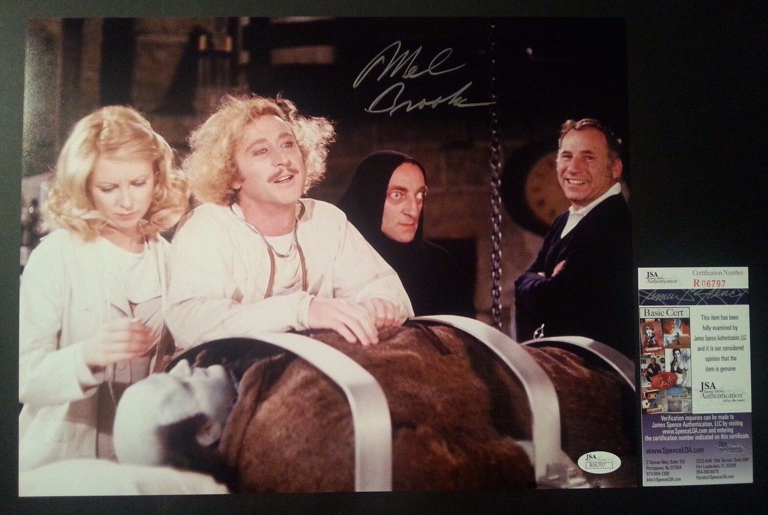 MEL BROOKS Authentic Hand-Signed YOUNG FRANKENSTEIN