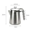 Moka Pot SW-7 American Coffee Extraction Large Capacity Percolation Coffee Pot