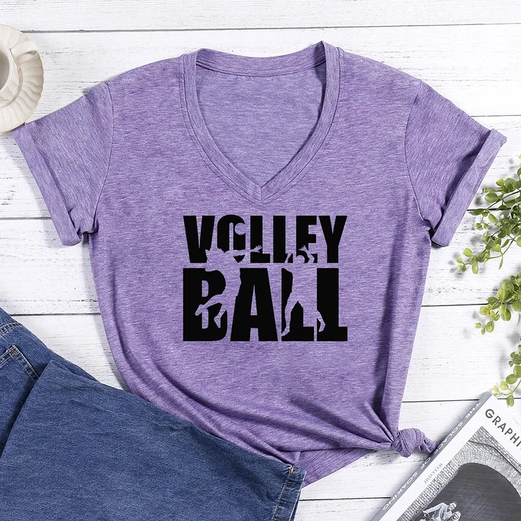 volleyball V-neck T Shirt