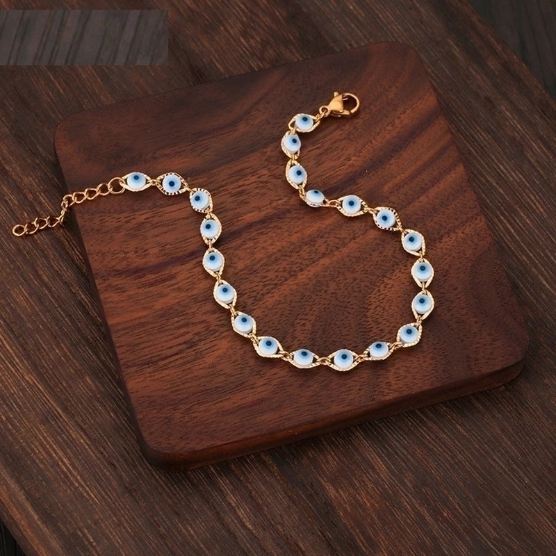 Copper Ethnic Style Plating Geometric Acrylic Bracelets