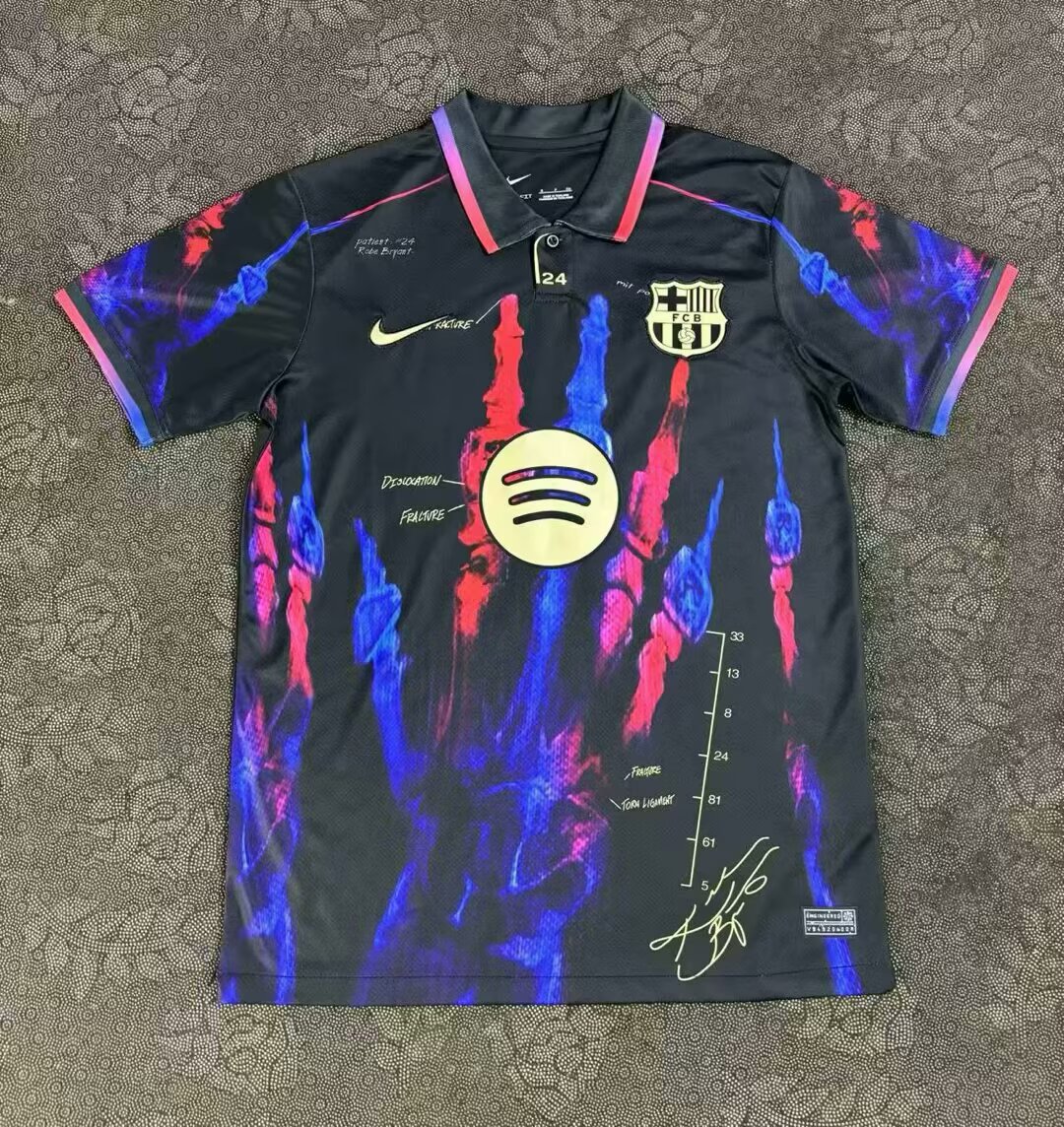 2025/2026 Barcelona Special Edition POS Black Football Shirt 1:1 Thai Quality mysite