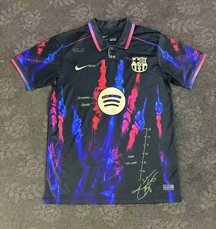 2025-26-Barcelona POS Special Edition Black-Jersey-Fan Edition