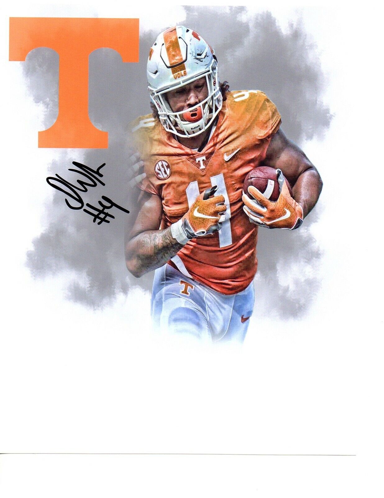 Dominick Wood-Anderson Tennessee Vols signed autograph 8x10 football Photo Poster painting Vols+