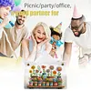 Colorful Flowers DIY PULeather Diamond Painting Tissue Box for Adults Beginners Large Size Diamond Art Paper Storage Holder for Living Room Bedroom Bathroom Table Decor