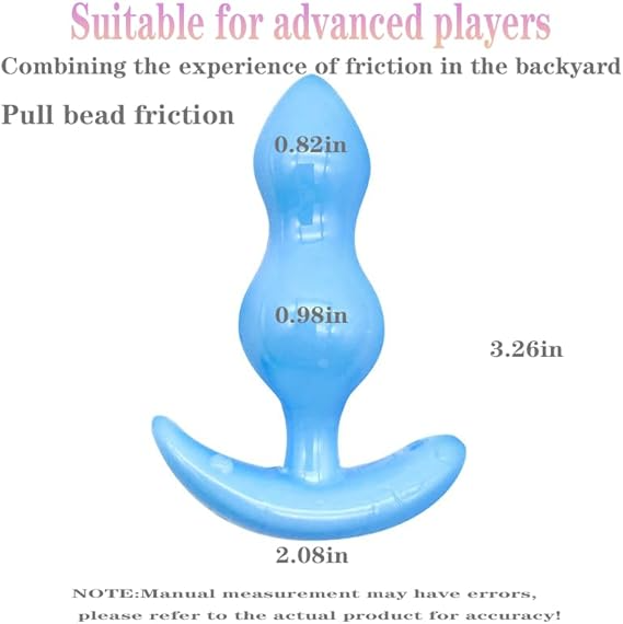 Butt Anal Plug Anus Trainer for Comfortable Long-Term Wear, Soft Silicone