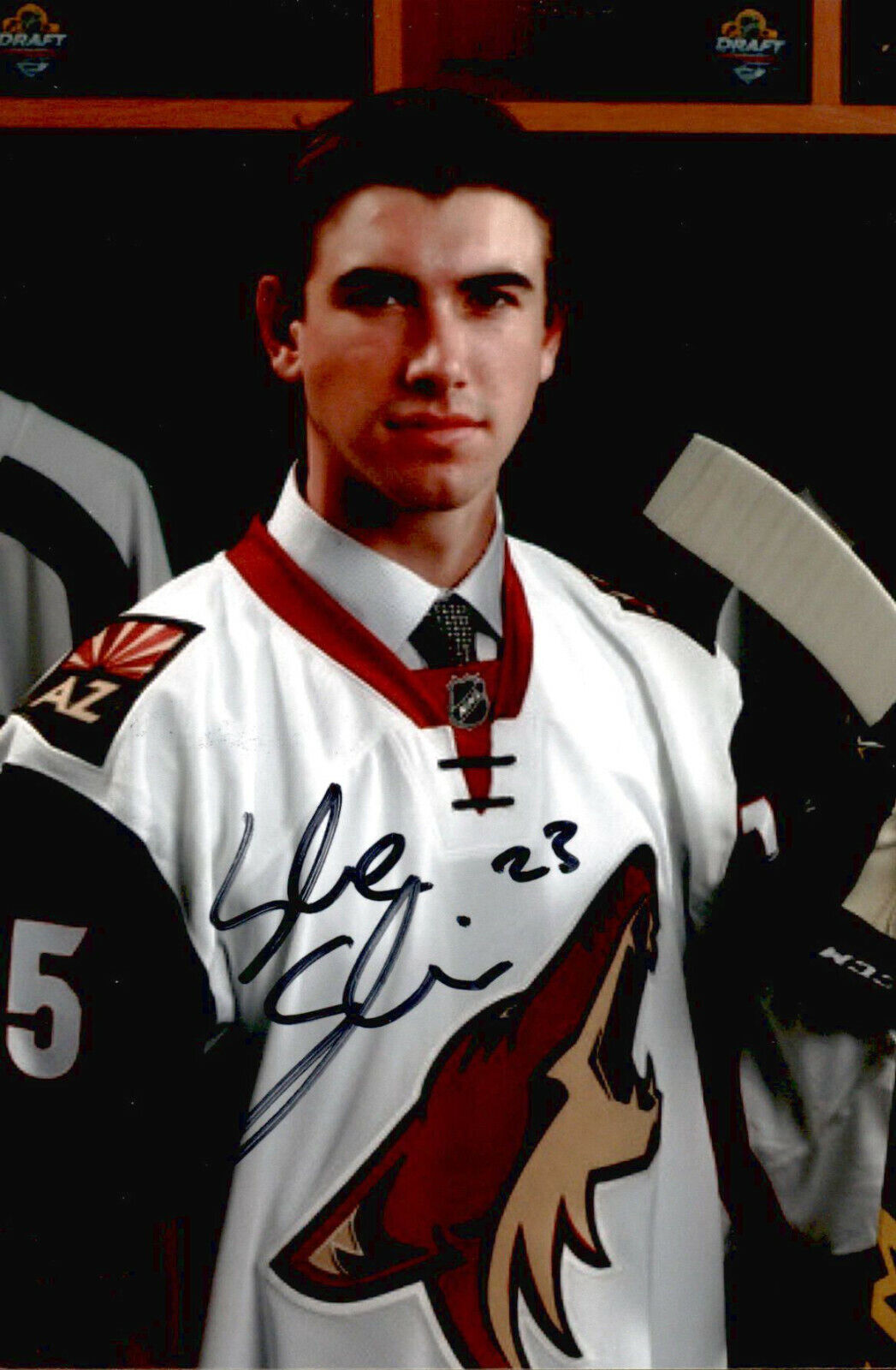 Kyle Capobianco SIGNED 4x6 Photo Poster painting ARIZONA COYOTES