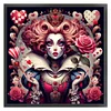 Disney Red Queen-11CT Stamped Cross Stitch 50*50cm/19.69*19.69in
