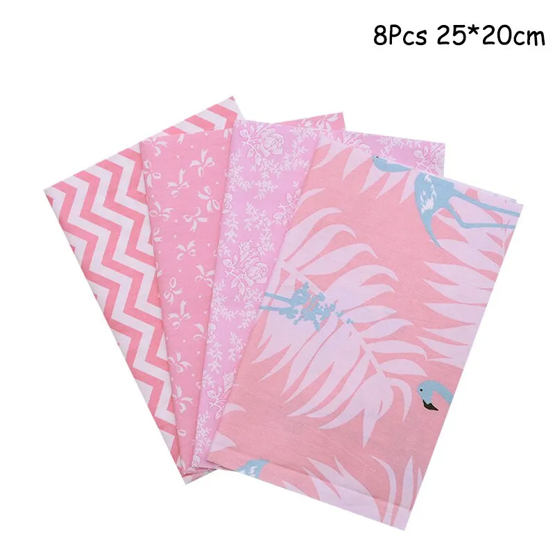 25x25cm and 25x20cm Printed Cotton Fabric Cloth Sewing Quilting Fabrics for Patchwork Needlework DIY Handmade Accessories