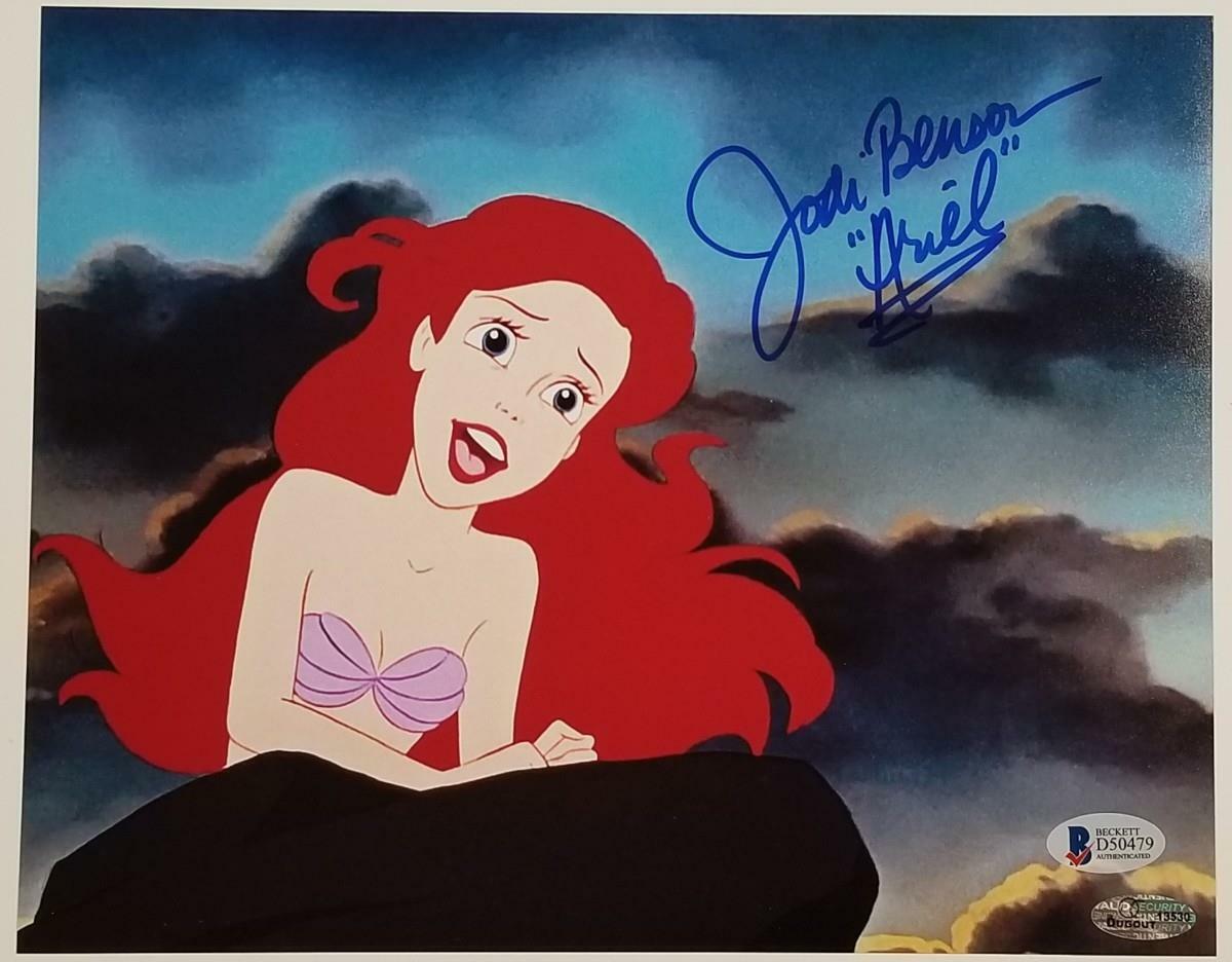 JODI BENSON Signed The Little Mermaid 8x10 Photo Poster painting Autograph B ~ Beckett BAS COA