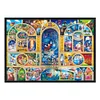 (US Only)Cartoon Printed Cross Stitch Kit 120x84cm DIY 11CT Embroidery Craft Set Decor