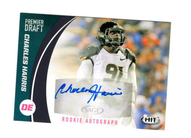 Charles Harris Missouri Tigers signed autograph 2017 HIT Draft rookie card NFL