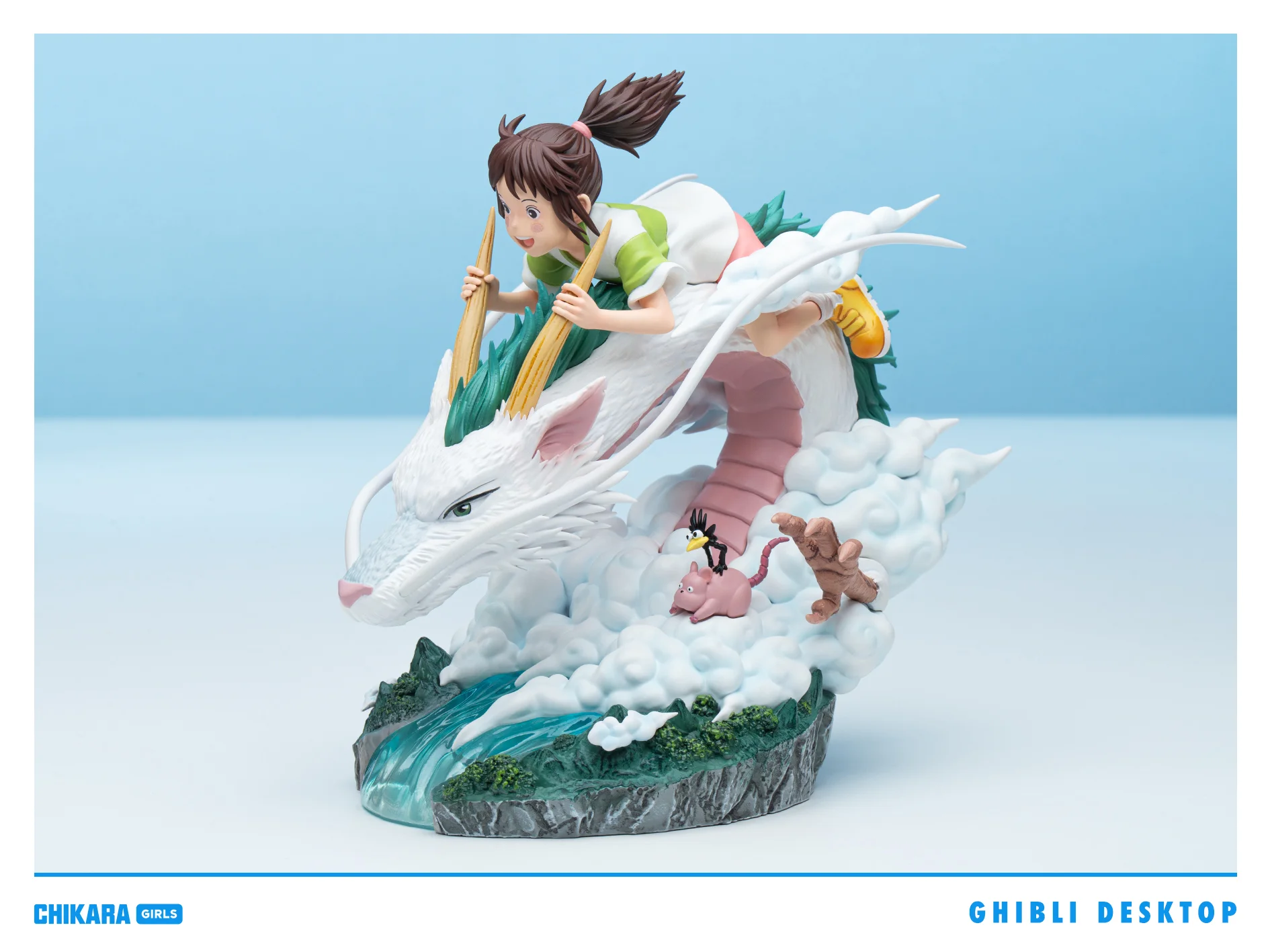 Hayao Miyazaki Movie Series Chihiro Ogino & Haku - Spirited Away