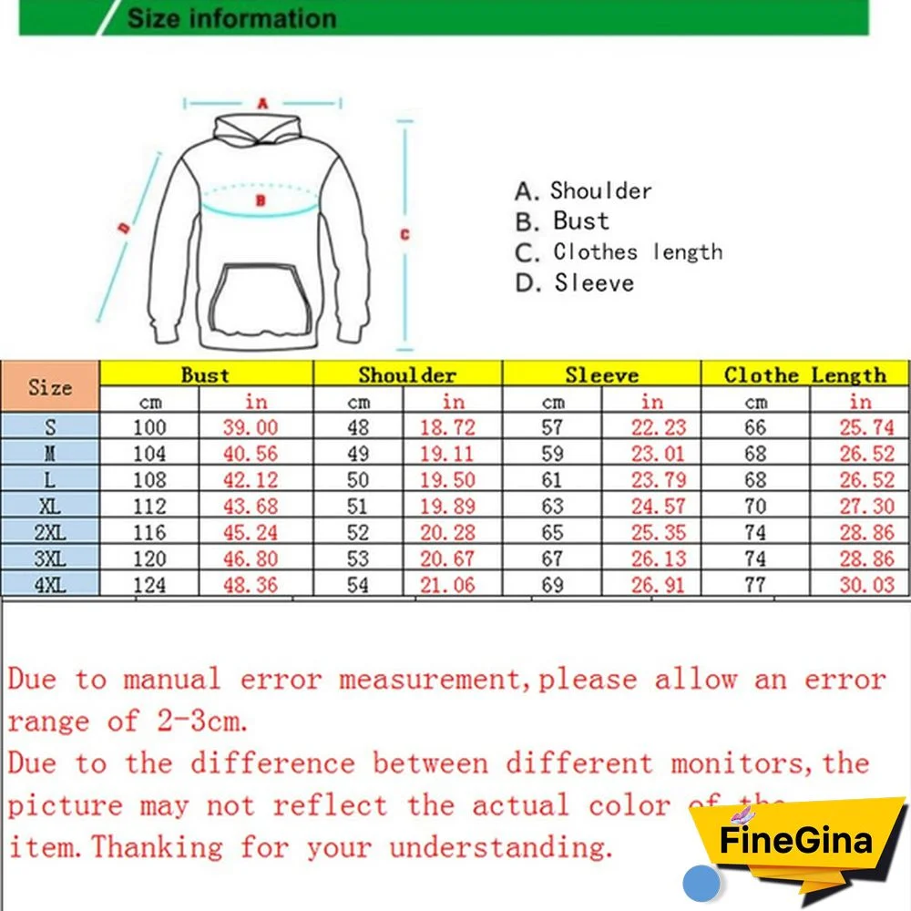 New Men/Women Autumn/Winter Printed Long Sleeve Solid Color Sweatshirt Hooded Pullover Plus Size