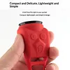 120dB Loud Bike Horn Waterproof Universal Mount Silicone Horns Type-C Rechargeable Adjustable Volume Settings Horn for Motorcycle Scooter Bicycle