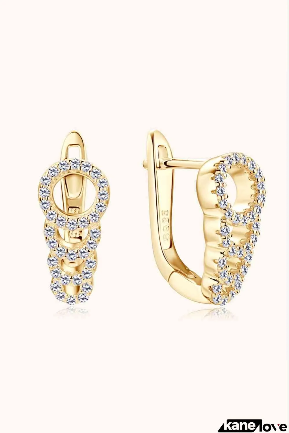 Moissanite 925 Sterling Silver Earrings