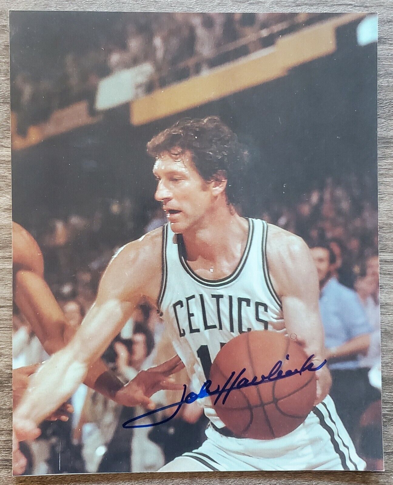 John Havlicek Signed 8x10 Photo Poster painting Boston Celtics 8x NBA Champion HOF LEGEND RAD