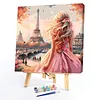 Framed Paris Dream-Paint by Numbers Acrylic Painting 35*35CM With Color Box 5ML(24Colors)