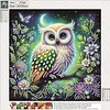 Diamond Painting-DIY Crystal Rhinestone Owl on a Branch
