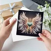 uk.everydayedeals 6Pcs DIY Diamond Painting Greeting Card - Double Wings