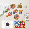 6Pcs Acryl Unabh&auml;ngigkeitstag Essen - 5d DIY Handwerk Aufkleber Magnet