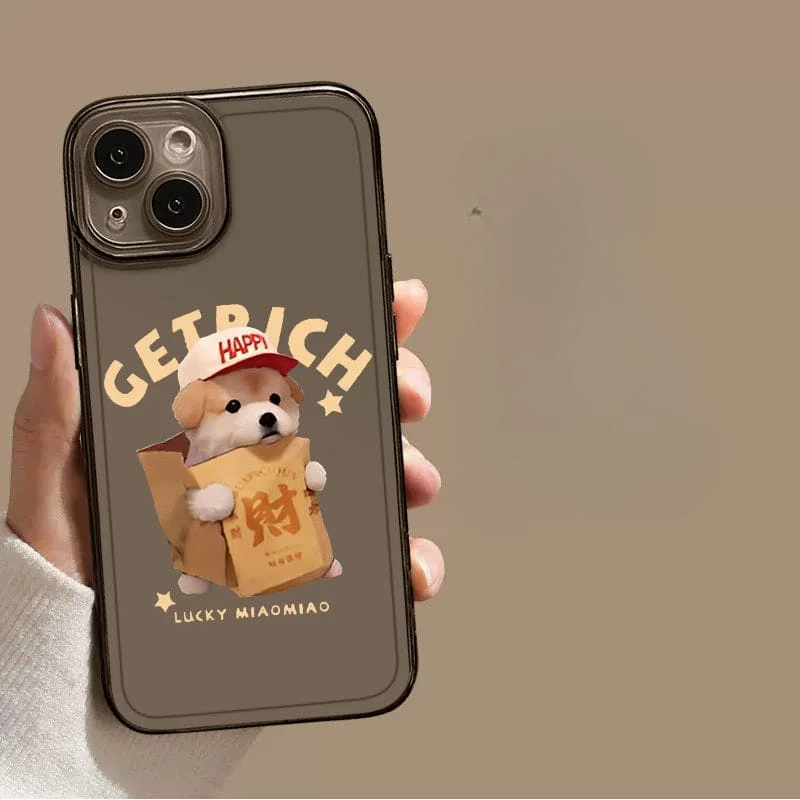 Get Rich Puppy Phone Case
