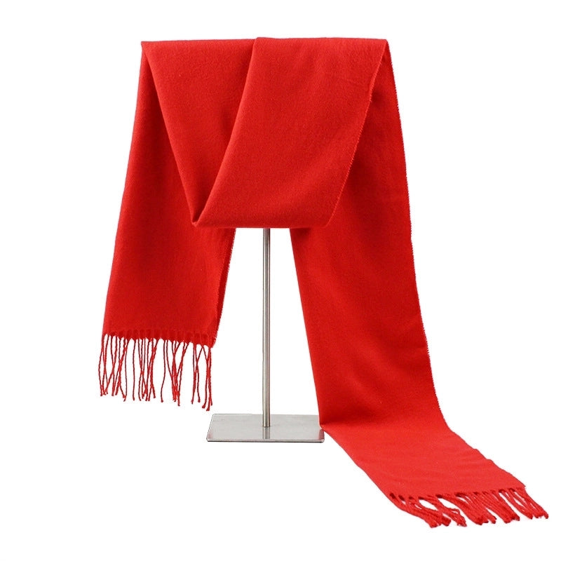 New Autumn And Winter Imitation Cashmere Student Men’s Business Casual Brushed Thick British Plaid Scarf Long Men’s Scarf