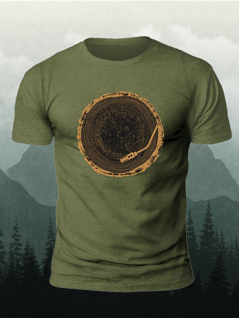 The Vinyl System Print Short Sleeve Men's T-Shirt