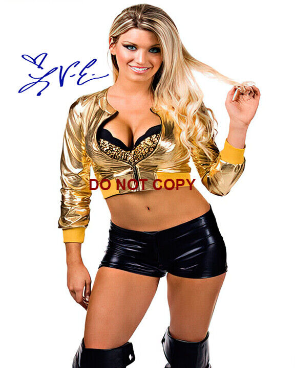 TNA - Lacey Von Erich - Autograph 8x10 Photo Poster painting (WWE) Reprint