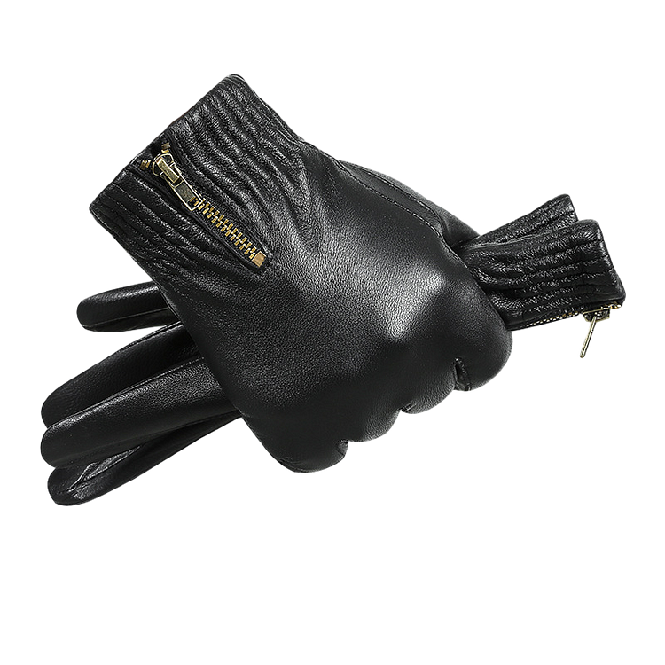 Winter Thickened and Padded Cold-proof Warm Top Sheepskin Riding Motorcycle Gloves