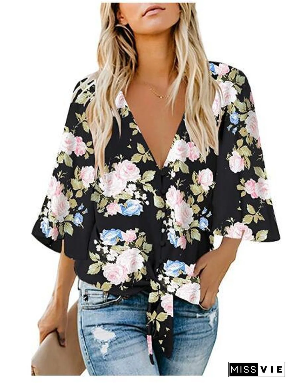 Summer Explosive Street Trendy Bow Shirt Multicolor Top Womens Blouse Shirt Tops Long Sleeve Polo Shirt Womans Shirts