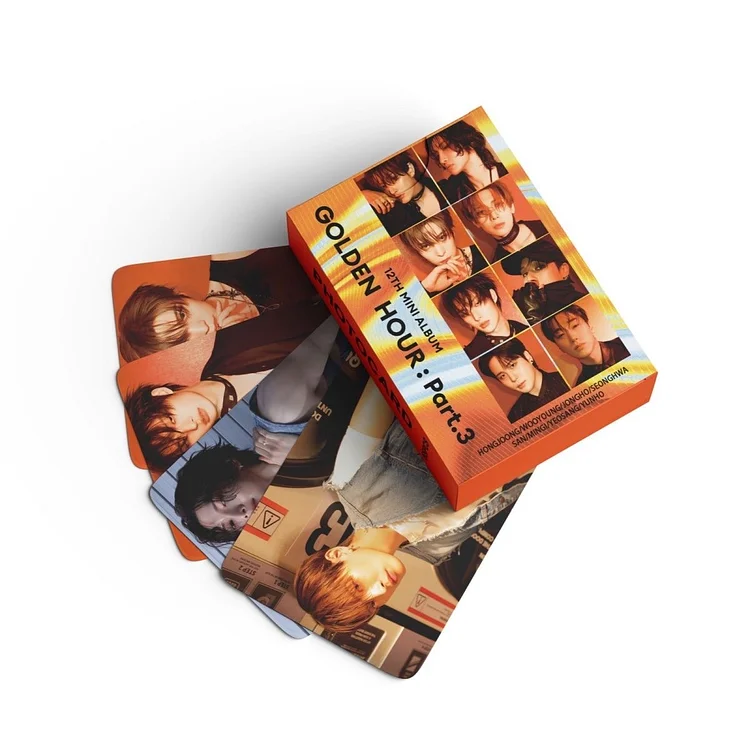 Ateez Golden Hour Part. 3 Lomo Photo Card 55 Sheets