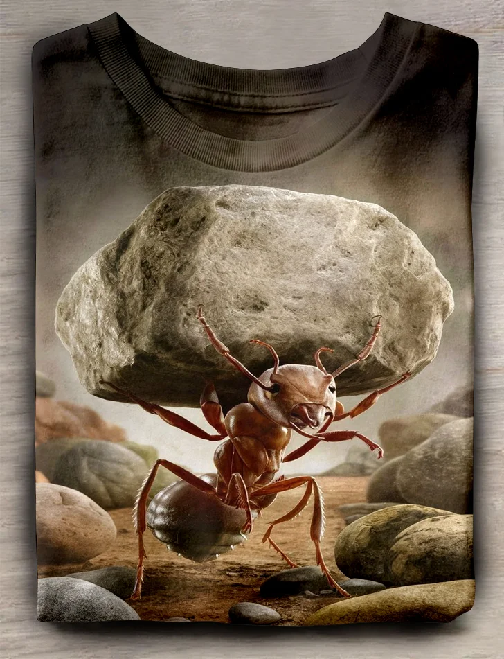 Teecade Teecade Ant Moving StonesT-shirt