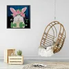 >SALE<5D DIY Partial Special Shaped Drill Diamond Painting Rabbit Craft (HB246)