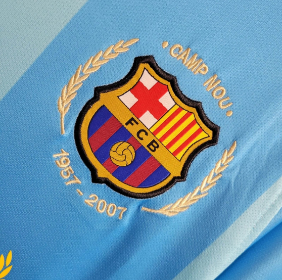 Retro Barcelona 07/08 Away Football Shirt Thai Quality