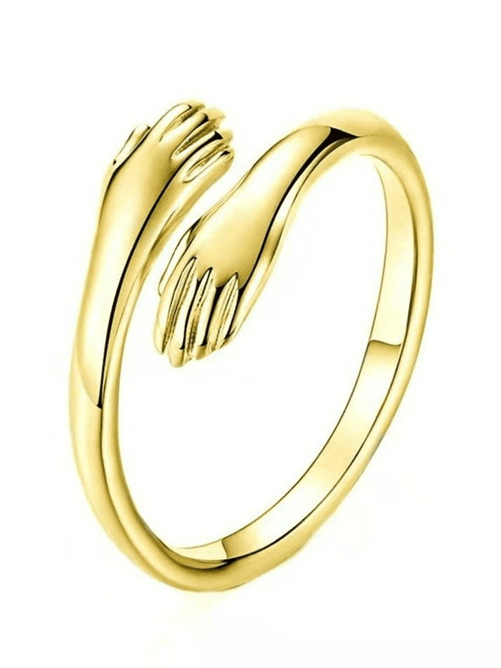 Brownm Love Hug Adjustable Cuff Ring